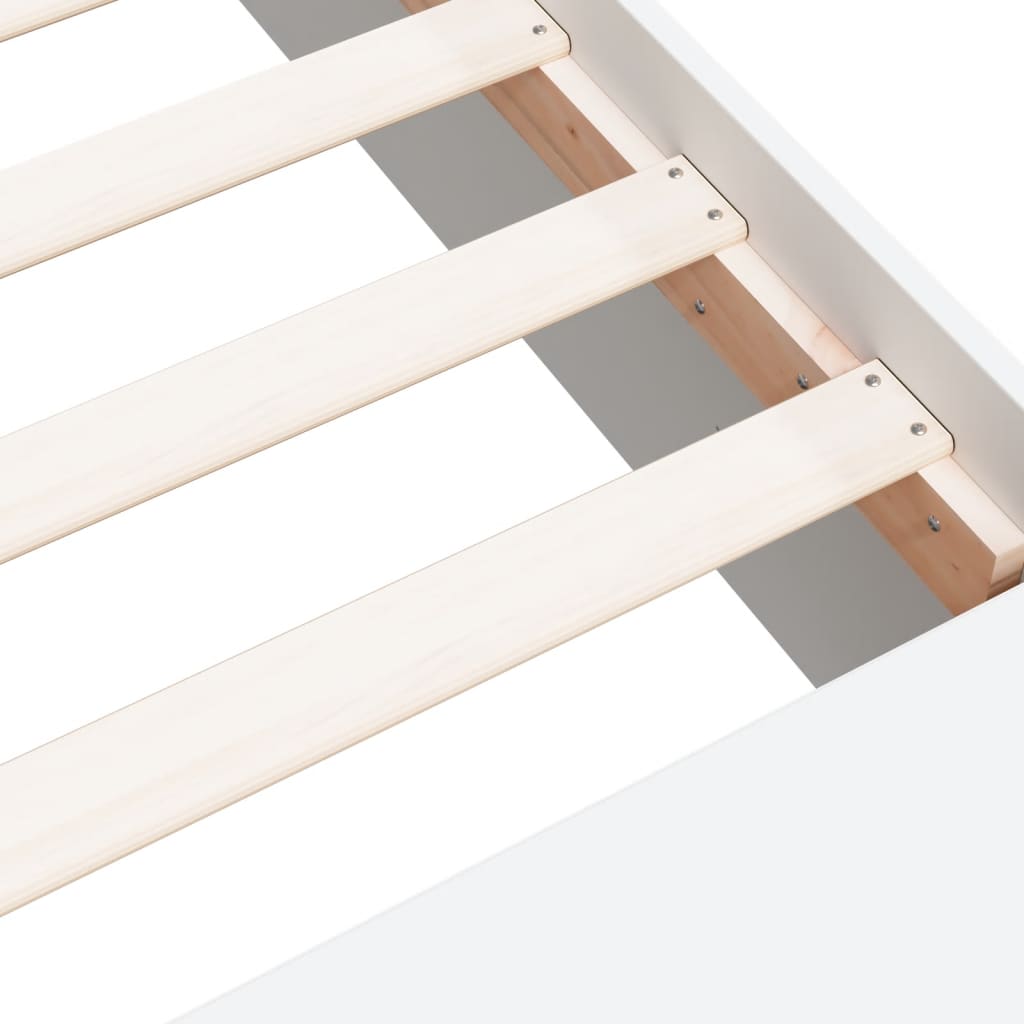 Giroletto Bianco 90x190 cm in Legno Multistrato - homemem39