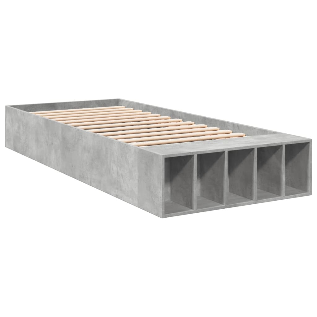 Giroletto Grigio Cemento 90x190 cm in Legno Multistrato | homemem39