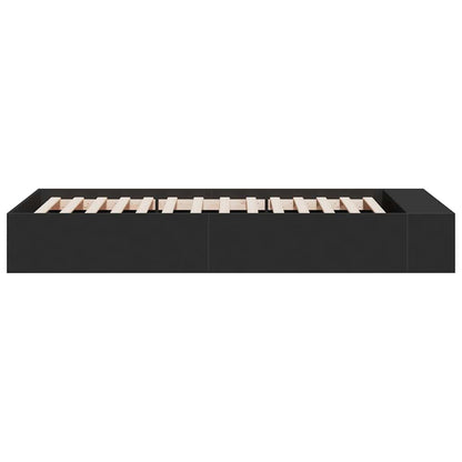 Giroletto Nero 75x190 cm in Legno Multistrato | homemem39