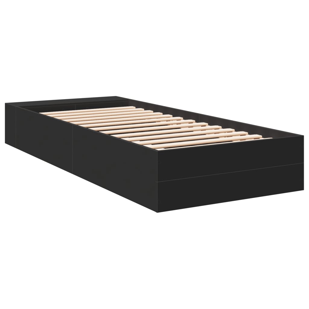 Giroletto Nero 75x190 cm in Legno Multistrato | homemem39