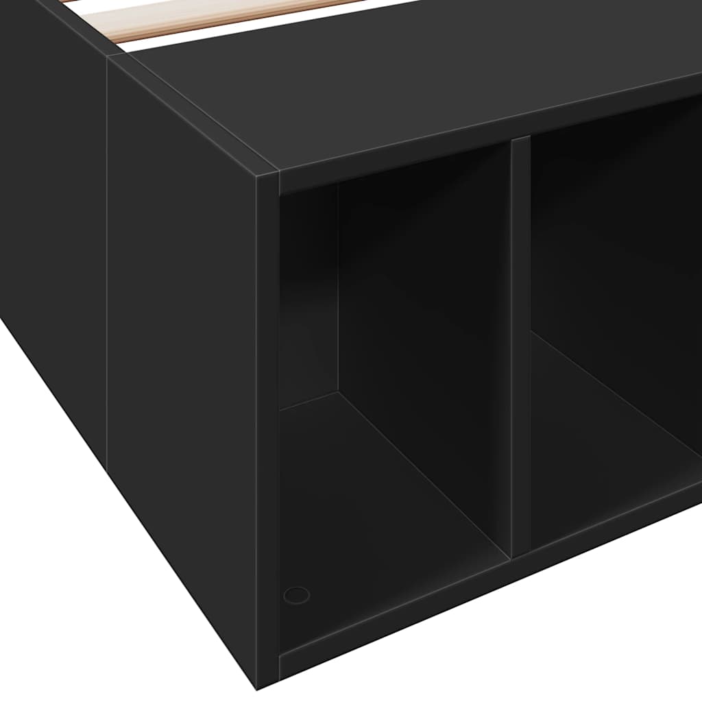 Giroletto Nero 75x190 cm in Legno Multistrato | homemem39