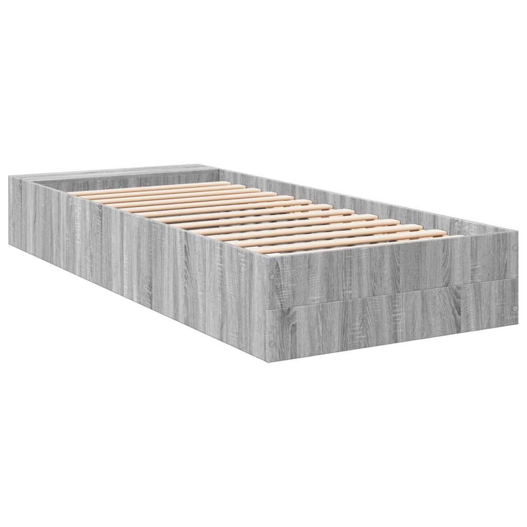 Giroletto Grigio Sonoma 75x190 cm in Legno Multistrato | homemem39