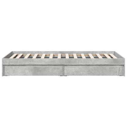 Giroletto Cassetti Grigio Cemento 75x190 cm Legno Multistrato | homemem39
