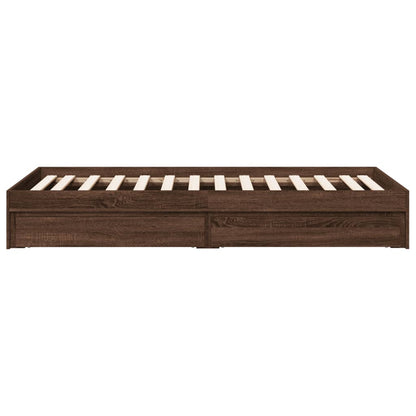 Giroletto Cassetti Rovere Marrone 75x190 cm Legno Multistrato | homemem39