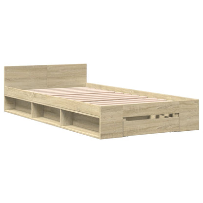 Giroletto Cassetto Rovere Sonoma 90x190 cm Legno Multistrato - homemem39
