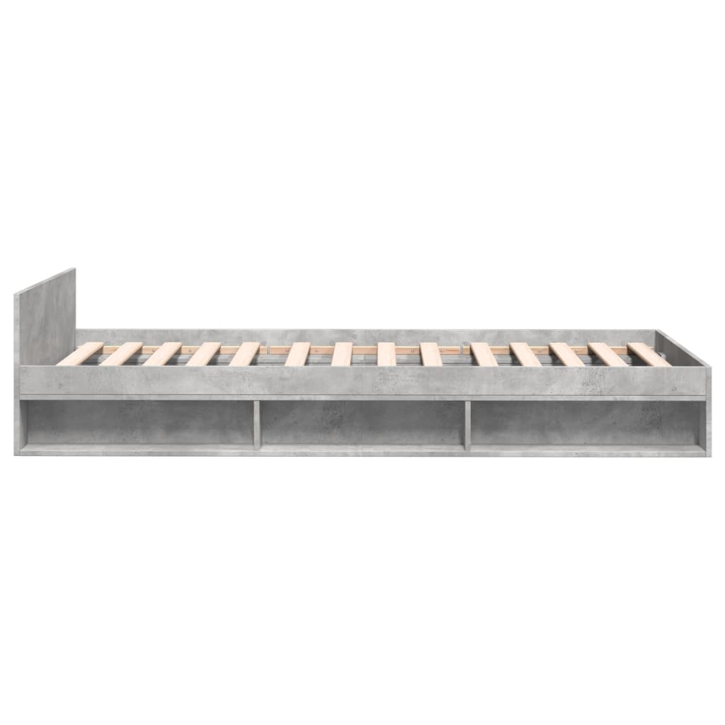 Giroletto Cassetto Grigio Cemento 100x200 cm Legno Multistrato - homemem39