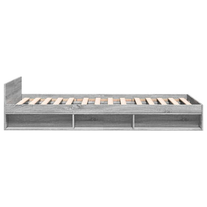Giroletto Cassetto Grigio Sonoma 90x200 cm Legno Multistrato - homemem39