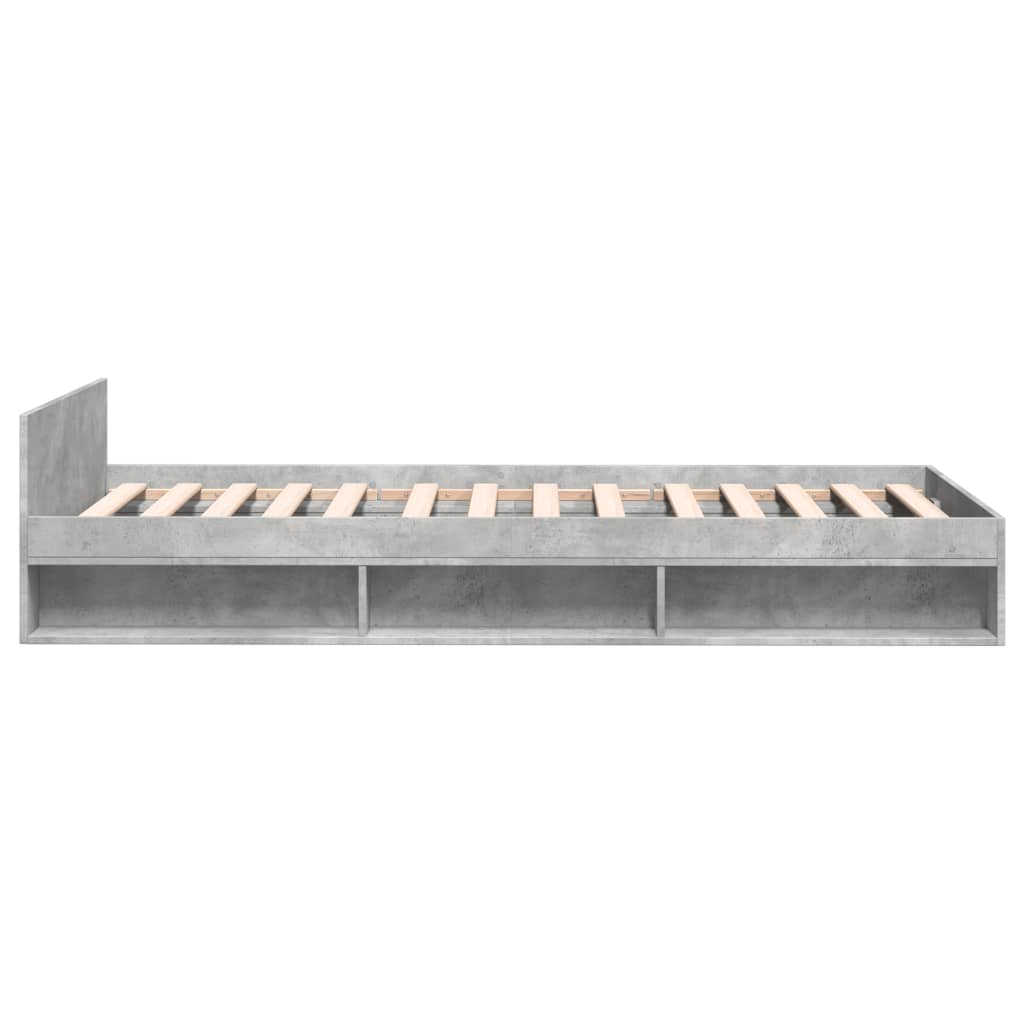 Giroletto Cassetto Grigio Cemento 75x190 cm Legno Multistrato - homemem39