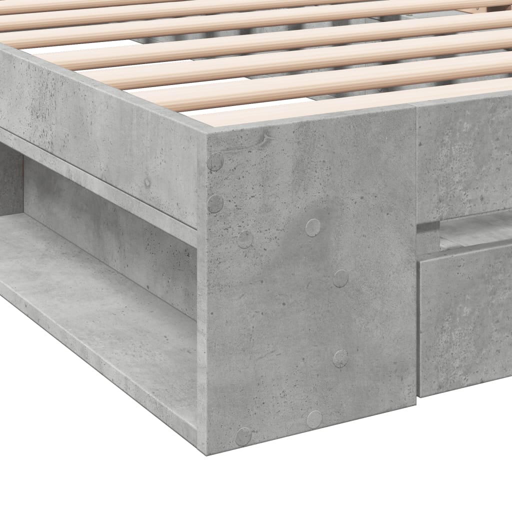 Giroletto Cassetto Grigio Cemento 75x190 cm Legno Multistrato - homemem39