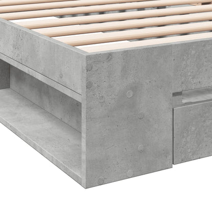 Giroletto Cassetto Grigio Cemento 75x190 cm Legno Multistrato - homemem39