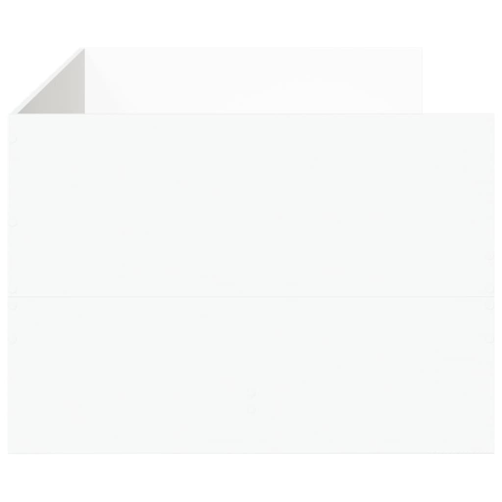 Divano Letto con Cassetti senza Materasso Bianco 100x200 cm - homemem39