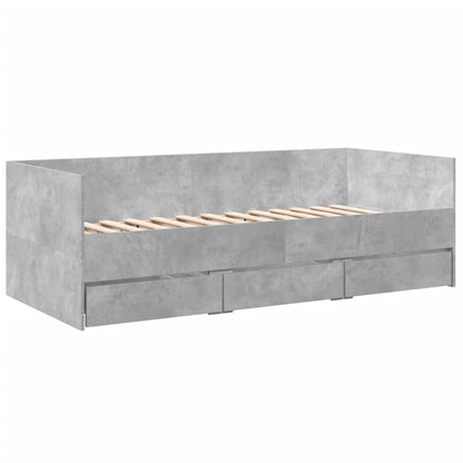 Divano Letto con Cassetti senza Materasso 90x190 cm - homemem39