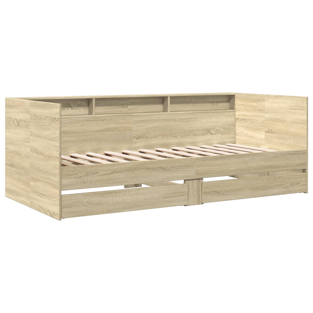 Divano Letto con Cassetti senza Materasso 90x200 cm | homemem39