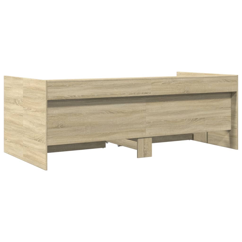 Divano Letto con Cassetti senza Materasso 90x200 cm | homemem39