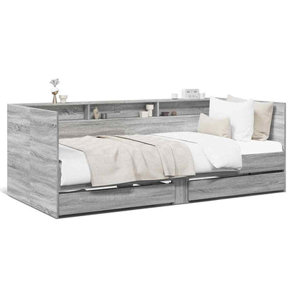 Divano Letto con Cassetti senza Materasso 90x200 cm | homemem39