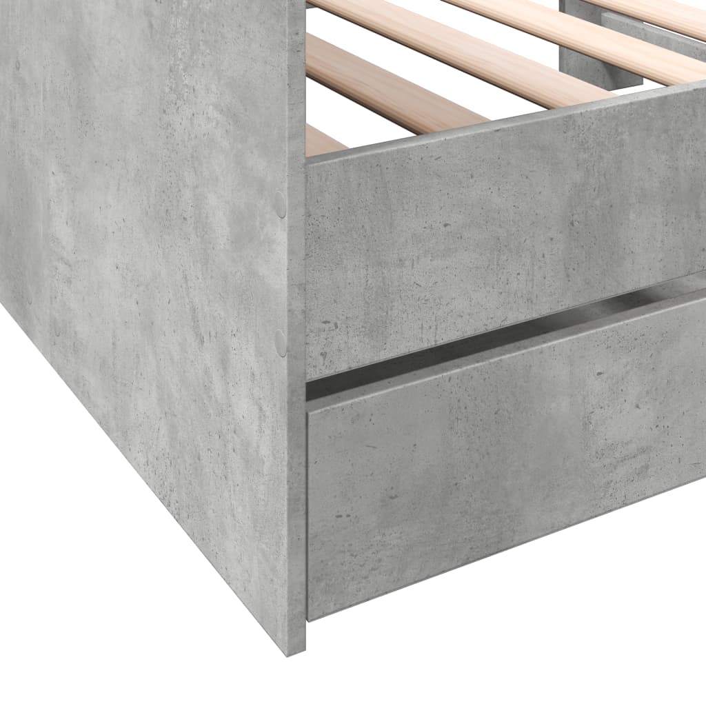 Divano Letto con Cassetti senza Materasso 75x190 cm - homemem39