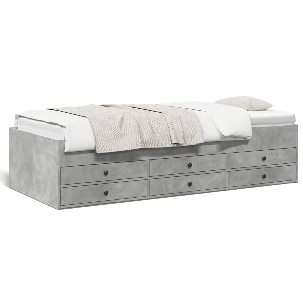 Divano Letto con Cassetti senza Materasso 90x190 cm - homemem39