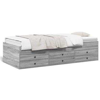 Divano Letto con Cassetti senza Materasso 90x190 cm | homemem39