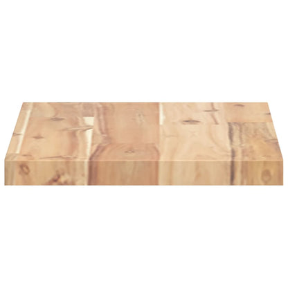 Mensole da Parete 2 pz 40x20x2 cm Legno Acacia Non Trattato | homemem39