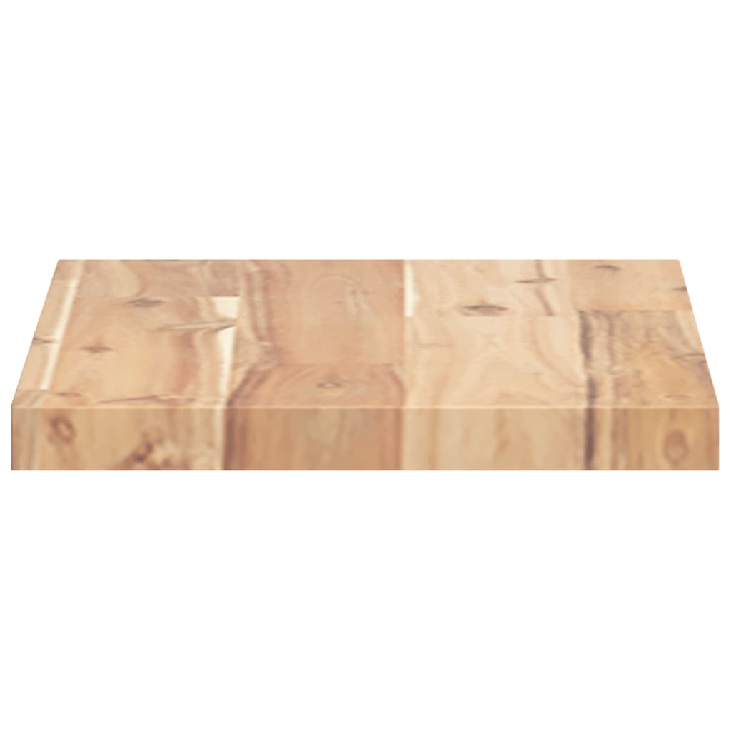 Ripiano a Parete 60x20x2 cm Legno Massello Acacia Non Trattato | homemem39