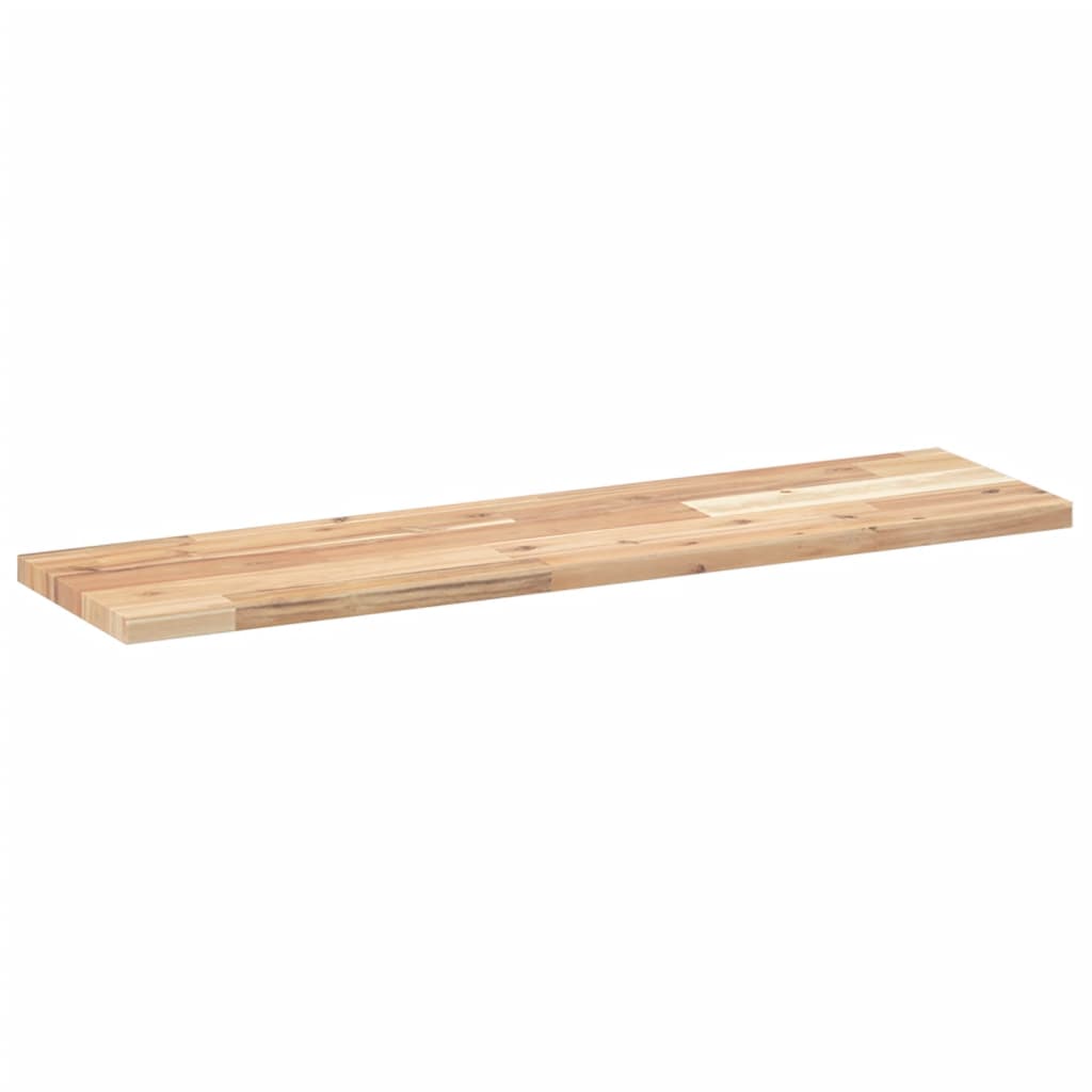 Ripiano a Parete 80x20x2 cm Legno Massello Acacia Non Trattato | homemem39