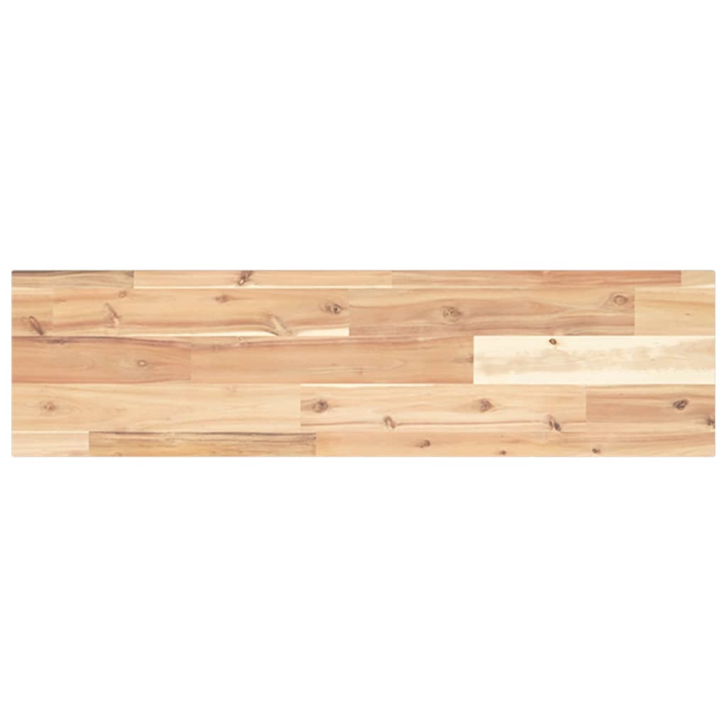 Mensole da Parete 2 pz 80x20x2 cm Legno Acacia Non Trattato | homemem39