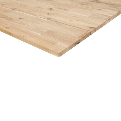 Ripiano a Parete 100x20x2 cm Legno Massello Acacia Non Trattato