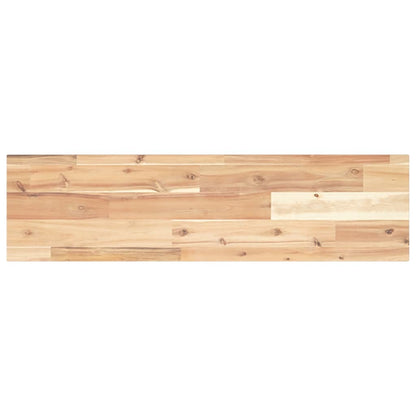 Mensole da Parete 2 pz 100x20x2 cm Legno Acacia Non Trattato | homemem39