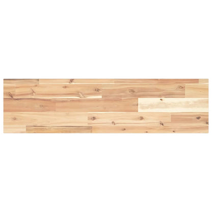 Mensole da Parete 3 pz 100x20x2 cm Legno Acacia Non Trattato | homemem39