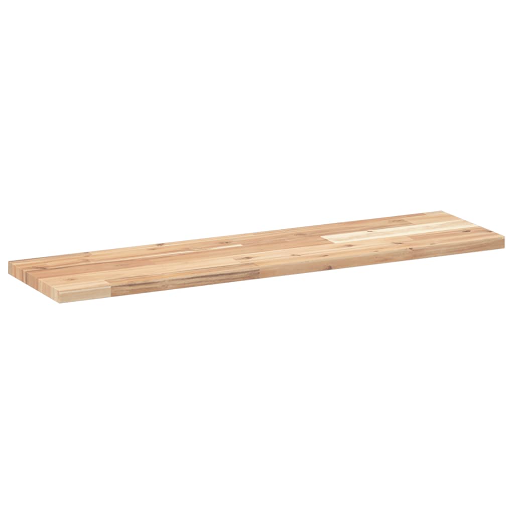 Mensole da Parete 4 pz 100x20x2 cm Legno Acacia Non Trattato | homemem39