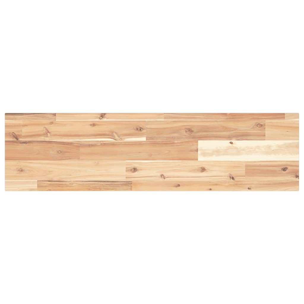 Mensole da Parete 4 pz 100x20x2 cm Legno Acacia Non Trattato | homemem39