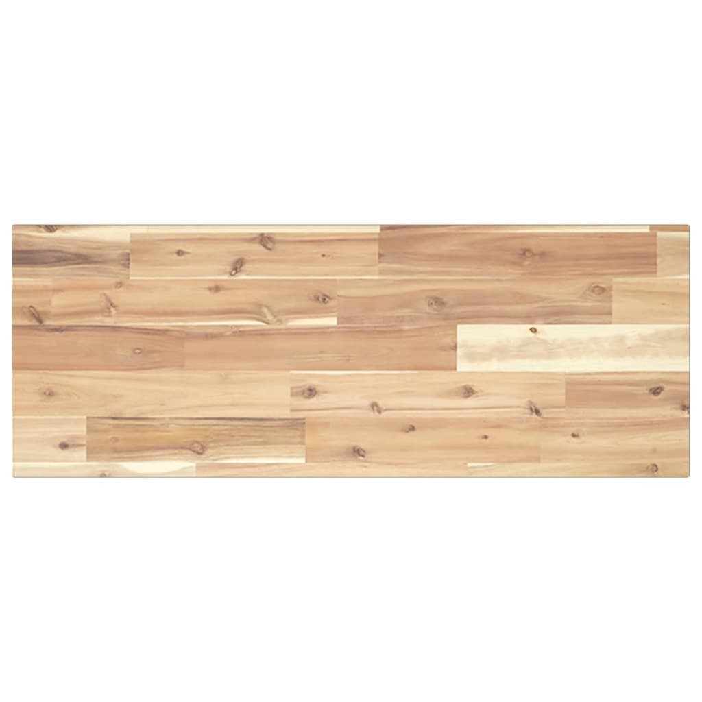 Ripiano a Parete 100x30x2 cm Legno Massello Acacia Non Trattato | homemem39