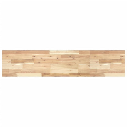 Ripiano a Parete 120x30x2 cm Legno Massello Acacia Non Trattato | homemem39