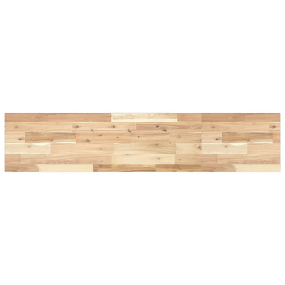 Ripiano a Parete 160x30x2 cm Legno Massello Acacia Non Trattato | homemem39