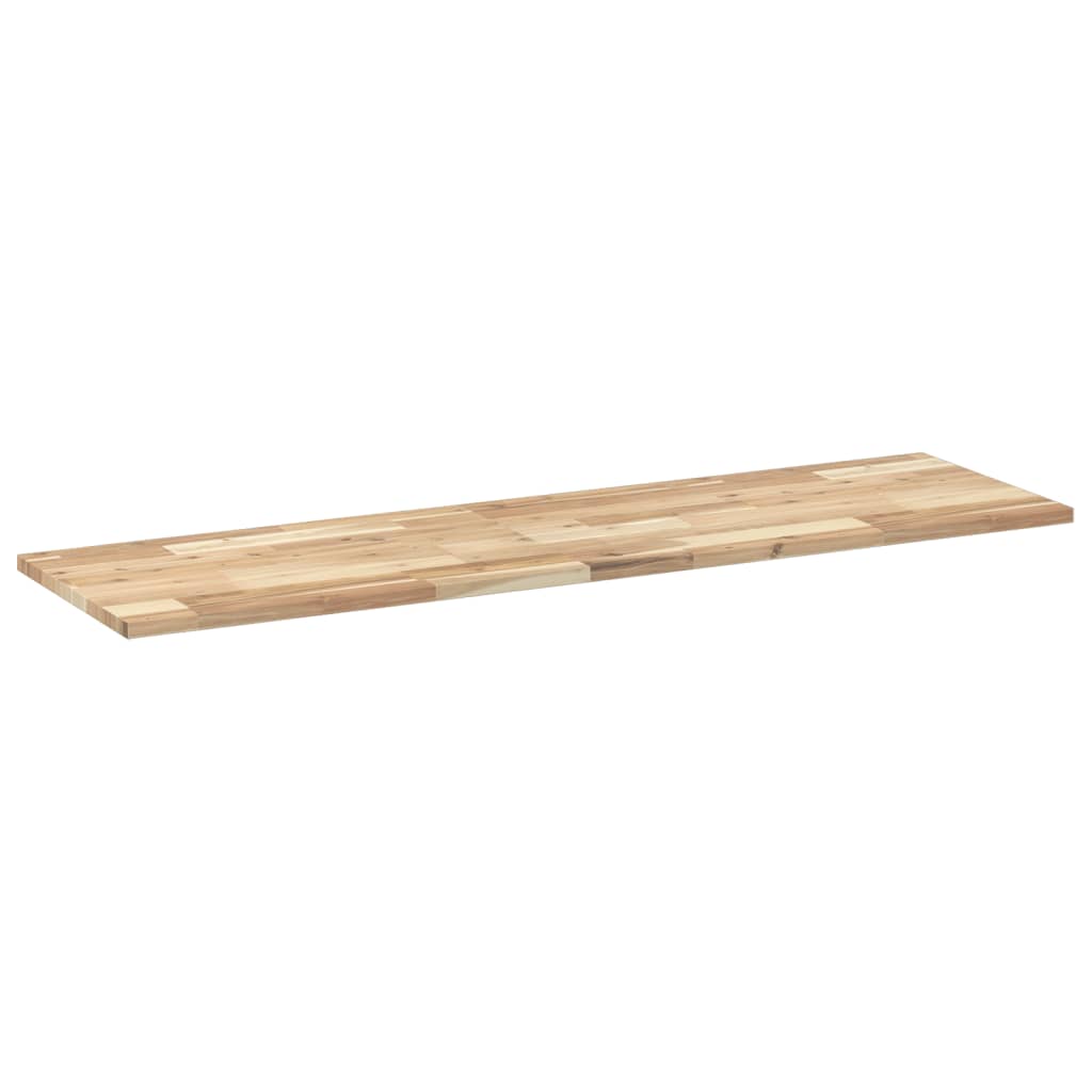 Ripiano a Parete 120x40x2 cm Legno Massello Acacia Non Trattato | homemem39