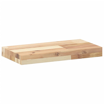 Mensole da Parete 2 pz 40x20x4 cm Legno Acacia Non Trattato | homemem39