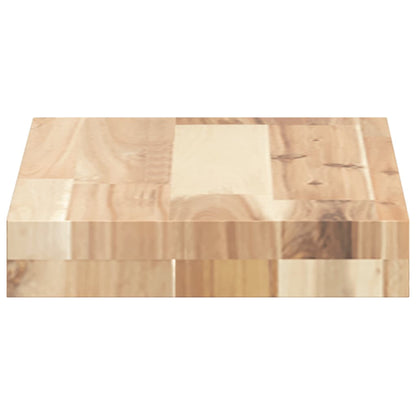 Mensole da Parete 3 pz 60x20x4 cm Legno Acacia Non Trattato | homemem39