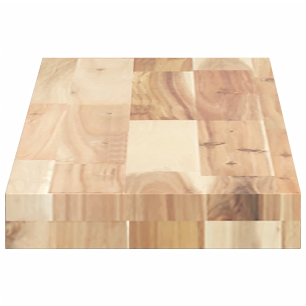 Mensole da Parete 4 pz 80x20x4 cm Legno Acacia Non Trattato | homemem39