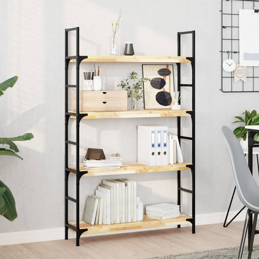 Mensole da Parete 4 pz 80x20x4 cm Legno Acacia Non Trattato | homemem39