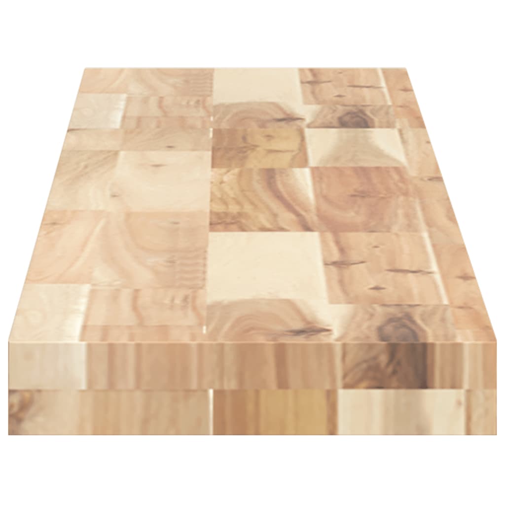 Mensole da Parete 3 pz 120x20x4 cm Legno Acacia Non Trattato | homemem39
