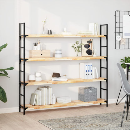 Mensole da Parete 3 pz 120x20x4 cm Legno Acacia Non Trattato | homemem39