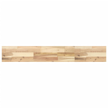 Mensole da Parete 4 pz 120x20x4 cm Legno Acacia Non Trattato | homemem39