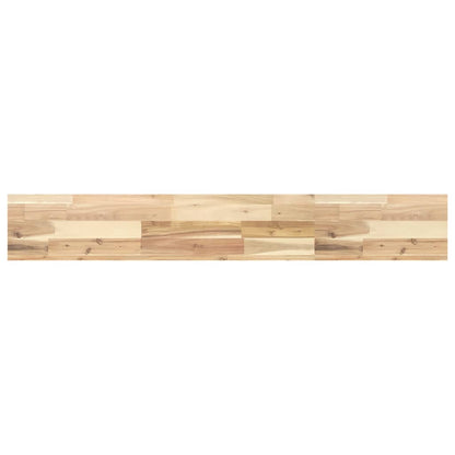 Ripiano a Parete 160x20x4 cm Legno Massello Acacia Non Trattato | homemem39