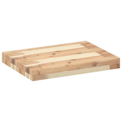 Ripiano a Parete 60x30x4 cm Legno Massello Acacia Non Trattato | homemem39