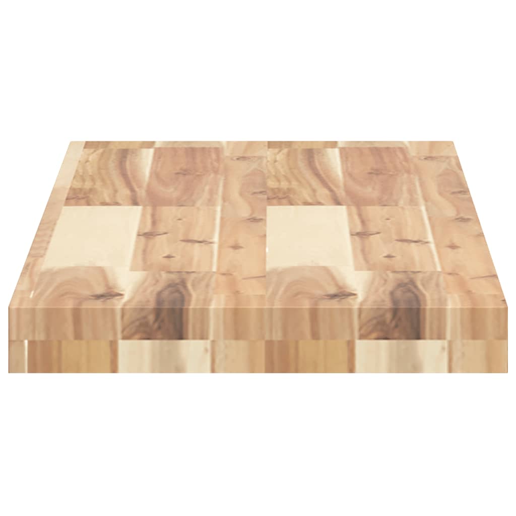 Mensole da Parete 2 pz 100x30x4 cm Legno Acacia Non Trattato | homemem39