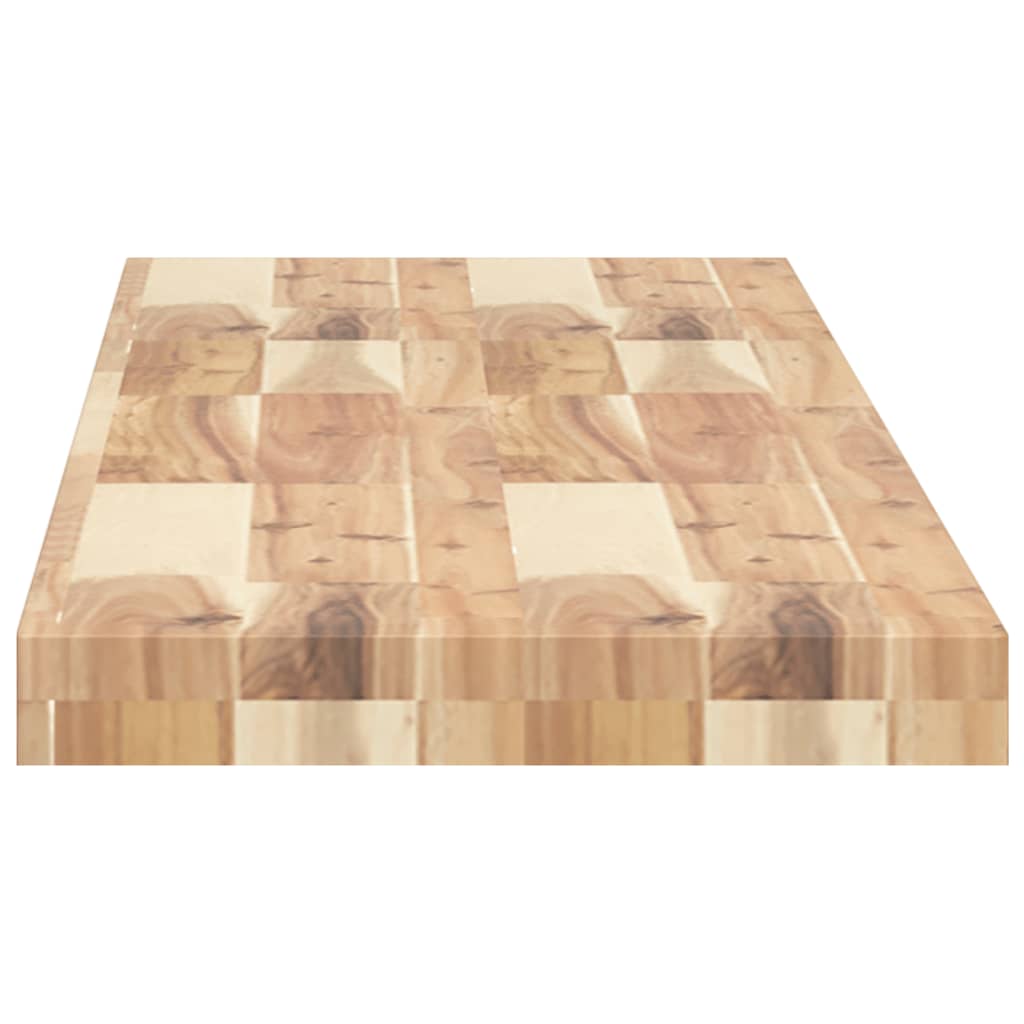 Mensole da Parete 2 pz 140x30x4 cm Legno Acacia Non Trattato | homemem39