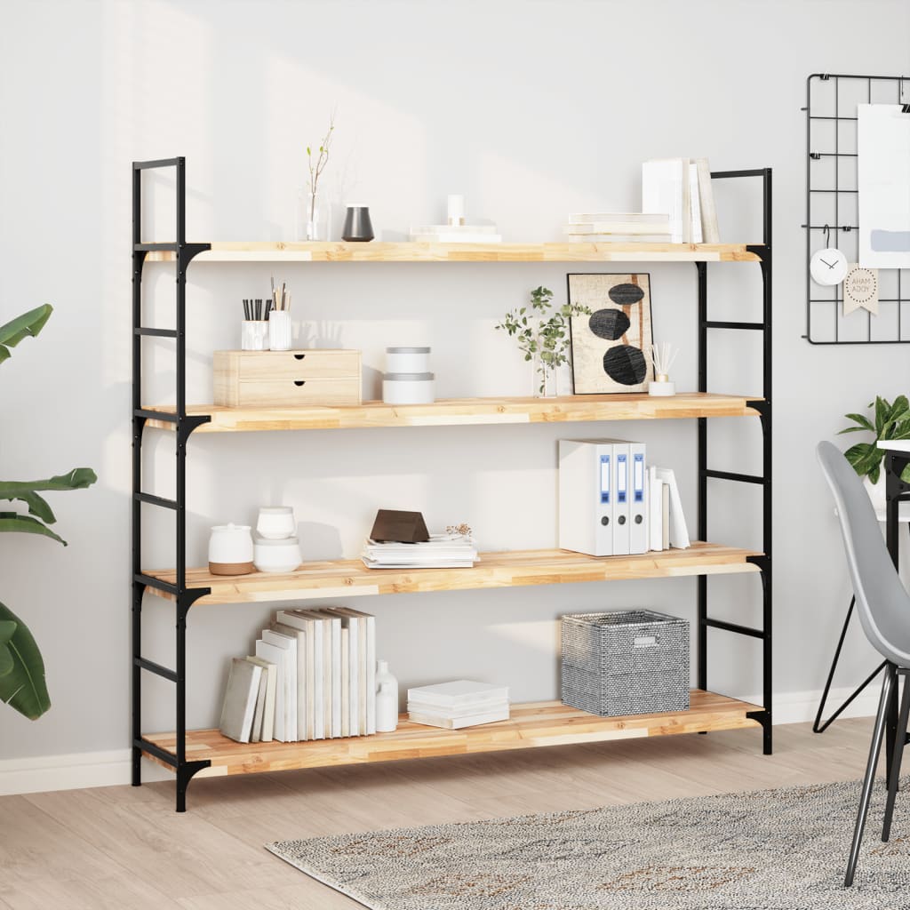 Mensole da Parete 2 pz 140x30x4 cm Legno Acacia Non Trattato | homemem39
