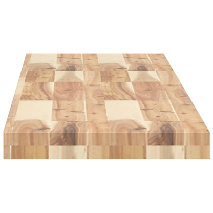 Mensole da Parete 4 pz 140x30x4 cm Legno Acacia Non Trattato | homemem39