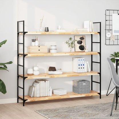 Ripiano a Parete 160x30x4 cm Legno Massello Acacia Non Trattato | homemem39