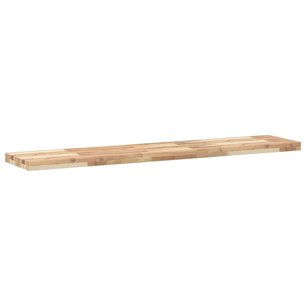 Mensole da Parete 2 pz 160x30x4 cm Legno Acacia Non Trattato | homemem39